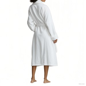 High Quality Cotton Terry Bath Robe Unisex Soft Absorbent Comfortable <b>Dressing</b> <b>Gown</b> for Hotel Hospitality Spa Resort for Sale - Product Image 6