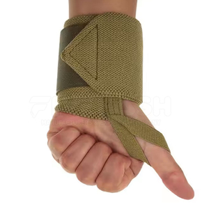 Sangles de poignet en coton personnalisées avec logo couleur, imprimées, pour fitness, gym, entraînement de soulevé de terre, accessoires de musculation, OEM disponible - Product Image 6
