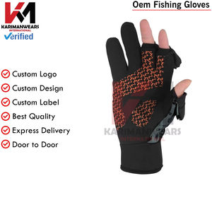 Guantes de Pesca OEM con Correa Ajustable para Pescadores, Guantes de Pesca sin Dedos OEM al por Mayor para Deportes al Aire Libre de Verano - Product Image 4