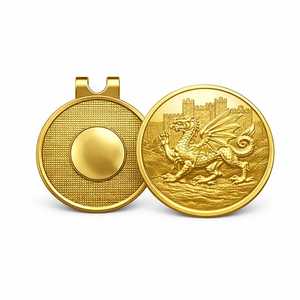 Elegante Marcador de Pelotas de Golf para Damas - Hecho en Vietnam |   Clip para Sombrero de Metal con Diseño de Joyería |   Regalo Boutique Personalizado Premium para Mujer - Product Image 6