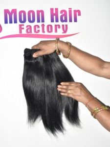 Extensions de cheveux naturels indiens bouclés de 32 pouces, cheveux humains vierges Remy, soyeux, couleur naturelle noire, extensions à clips réutilisables pour femmes - Product Image 6