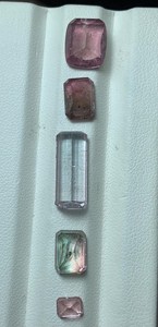 Pierres précieuses de tourmaline naturelle, pierres de tourmaline de couleurs mélangées pour la fabrication de bijoux et la collection - Product Image 2