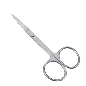 Tijeras profesionales para cutículas de uñas, hoja recta de acero inoxidable, para uso de expertos. - Product Image 4