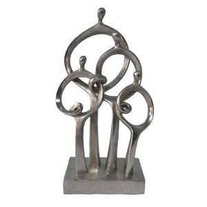 Sculpture artisanale en aluminium coulé, créée comme un accent artistique raffiné pour les environnements intérieurs sophistiqués - Product Image 2