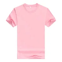 T-shirts pour hommes en coton, T-shirts décontractés amples pour hommes, T-shirts basiques unis unisexes, T-shirts vierges pour hommes - Manches courtes col rond