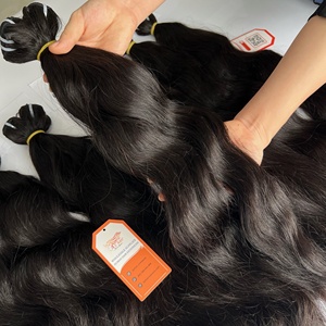 Fournisseur en gros de cheveux naturels ondulés vierges, cuticules alignées, mèches de cheveux vietnamiens bruts - Product Image 3