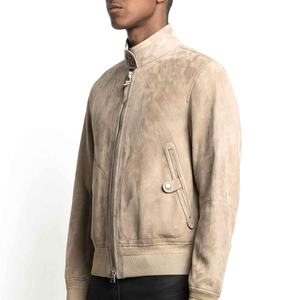 Veste en cuir pour homme de haute qualité, coupe ajustée, imperméable, écologique, avec des caractéristiques coupe-vent, prête pour l'hiver - Product Image 6