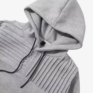 สินค้าใหม่ล่าสุด ออกแบบเองได้ ผลิตโดยซัพพลายเออร์จากสหรัฐอเมริกา เสื้อฮู้ดลำลองผู้ชาย ดีไซน์ตามเทรนด์ยุโรป  รับออกแบบตามสั่ง - Product Image 2