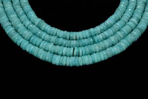 100% cuentas de neumático de amazonita natural corte de rueda facetada Heishi para la fabricación de joyas-Llegada de Amazon - Product Image 5