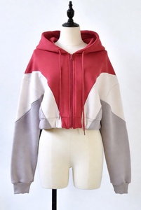 New Stylish Cheap Hot Selling Hooded <b>Crop</b> Top New Arrival Best Fashion Women's Plus Size Breathable Front Logo 2025 - Product Image 1