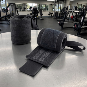 Correas de Gimnasio de Neopreno de Alta Calidad con Logotipo Personalizado, Correa de Muñeca con Brillo para Levantamiento de Pesas, Soporte de Entrenamiento Antideslizante y Transpirable - Product Image 5