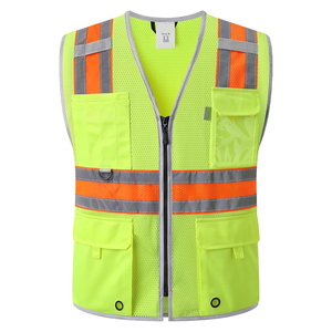 Professional Workwear <b>Uniforms</b> Safety Vest Breathable Reflective <b>Construction</b> Safety Vest Premium Manufacturer - Product Image 3