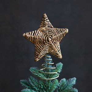 Adorno de árbol de estrella de hierba marina natural tejido a mano estilo costero adornos navideños decoración al por mayor en Vietnam - Product Image 4