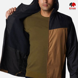 Veste softshell personnalisée Ryan Pro Gear pour homme, fermeture éclair, logo personnalisé, coupe-vent et imperméable - Product Image 4