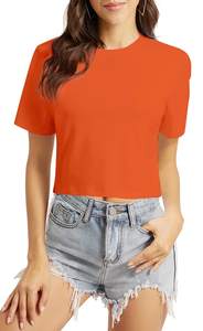 Crop top pour femme à imprimé numérique, design tendance, best-seller, prix raisonnable, respirant, avec des matériaux durables - Product Image 4