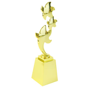 Premio personalizzabile Multi-industria trofeo stella universale con finitura placcata in oro a cinque punti trofei stellari per accademico aziendale - Product Image 4