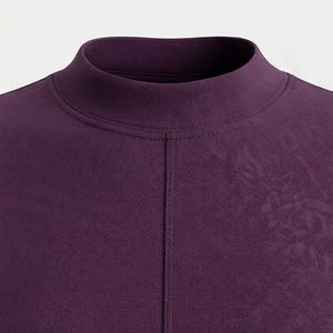 T-shirts personnalisés à manches courtes en coton, couleur personnalisée, col rond, t-shirt pour femme, logo personnalisé, col rond, vêtements de qualité tendance - Product Image 4