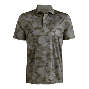เสื้อโปโลผู้ชายคุณภาพสูงสำหรับเล่นกอล์ฟ ออกแบบเองได้ พิมพ์ลายโลโก้ด้วยความร้อน ผลิตจากโพลีเอสเตอร์/สแปนเด็กซ์ - Product Image 3