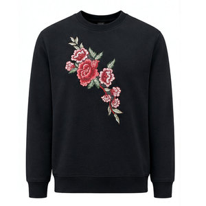 Sweat-shirt brodé de haute qualité, coupe décontractée, col rond, vêtement tendance pour les loisirs en plein air et le quotidien. - Product Image 1