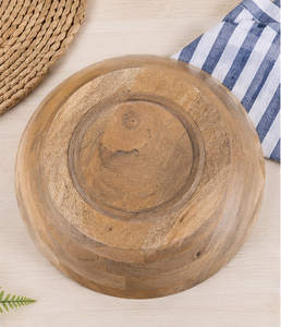 Juego de Tazones para Servir Hechos a Mano con Esmalte de Madera de Acacia, Diseño de Peces Azules, Ecológicos, para Uso en el Hogar y Fiestas - Product Image 6