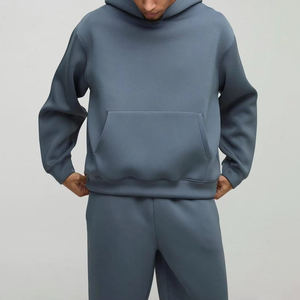 Custom Men's Casual Fleece Tracksuit Premium <b>Set</b> Private Label OEM Clothing Manufacturer - Product Image 4