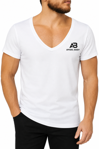 Camiseta de Manga Corta para Hombre, Marca AMY, 100% Algodón, Casual, Sólida, Transpirable, Corte Regular, Personalizable con Logotipo Bordado en la Parte Delantera, Venta al Por Mayor - Product Image 2