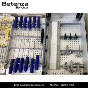 Ensemble d'instruments de reconstruction du LCA et du LCP Betenza Surgical BSP-7001-1, 45 pièces, en acier inoxydable, pour arthroscopie manuelle du genou - Product Image 2