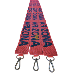 สายสะพายไหล่ผ้าแคนวาสโพลีเอสเตอร์ปักลายสีแดง Bear Down Arizona พร้อมอะไหล่โลหะสีทอง ถอดออกได้ ใช้เป็นอุปกรณ์เสริมกระเป๋าถือ - Product Image 4