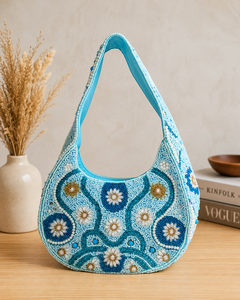 Borse Tote Artigianali Premium con Perline e Cerniera, Lavorazione Superiore, Colore Personalizzabile per Grossisti, Rivenditori, Importatori - Product Image 4