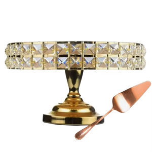 Crystal & metal <b>cake</b> <b>stand</b> for commercial catering businesses fabulous <b>cake</b> <b>stand</b> for exhibition and display events - Product Image 4