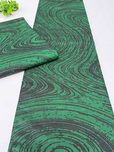 Tela de algodón estampada con cera africana de primera calidad OEM de Marruecos para vestidos y prendas de moda - Product Image 6