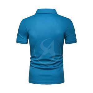 T-shirts pour hommes de haute qualité, fabrication OEM, couleurs unies, polos pour hommes, dernier design, polos - Product Image 3