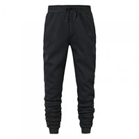Ensemble sweat-shirt à capuche et pantalon de jogging pour homme, couleur unie, décontracté, hiver, tricoté en molleton, 100% coton, streetwear, taille L