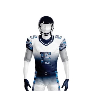 American Football Jersey Sublimation Quick Dry Breathable Anti-Bacterial Anti-UV Wholesale High Quality Customized Sets Football - Product Image 4