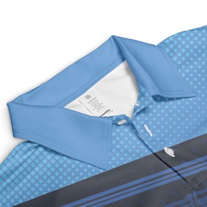 Polo de golf pour homme sur mesure, nouvelle collection 2026, vente en gros, manches courtes, imprimé, séchage rapide, en polyester tissé, style sportif - Product Image 3