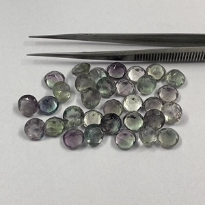 Acheter 10mm Naturel Multi Fluorite Faceted Round Brilliant Cut Stone Bulk Abordable Gemstones pour Bijoux maintenant fournisseur en ligne - Product Image 3