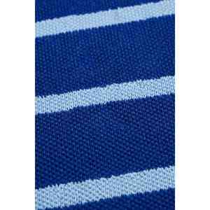 NEXTEX Unisex Striped <b>Polo</b> <b>Shirt</b> <b>Royal</b> <b>Blue</b> Short Sleeve Button Collar Classic Fit - Product Image 6