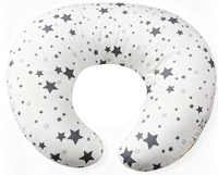 Coussin d'allaitement en coton doux imprimé avec motif étoile pour le soutien du bébé