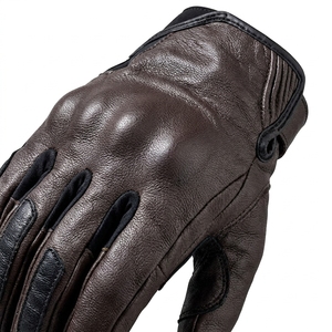 Guantes de Ciclismo Unisex de Cuero para Invierno, con Protección Completa para los Dedos, Antideslizantes, Compatibles con Pantalla Táctil, Cierre de Velcro - Product Image 5