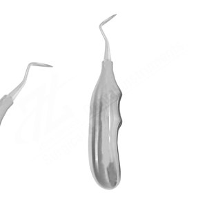 Ascenseur apical poignée ergonomique droite ascenseur de racine fabricant d'instruments dentaires en acier inoxydable de haute qualité Pakistan - Product Image 1