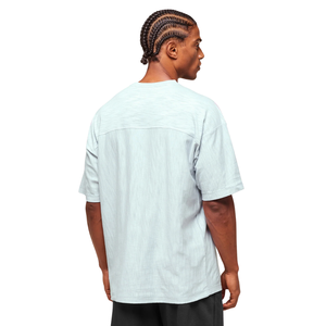 Camiseta Deportiva Extra Grande para Hombre, Transpirable, para Entrenamiento Atlético, Ajuste Holgado, Color Azul Humo - Product Image 3