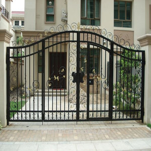 Elegante Puerta de Entrada de Hierro Forjado – Puerta de Hierro Personalizada para Entrada Principal con Estructura Duradera y Diseño Decorativo de Lujo - Product Image 6
