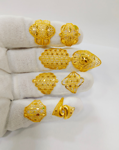 Anillos de Filigrana con Diseño Turco Elegante para Mujer, Patrones Florales y Geométricos Intrincados, Joyería de Estilo Oriental - Product Image 1