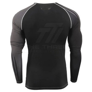 Custom Logo Training <b>Men</b> Rash Guard For Team Sports Performance Compression <b>Base</b> <b>Layer</b> Fitness Clothing - Product Image 2