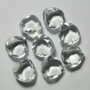Cuarzo Cristal Blanco Natural de Grado AA de 10 mm, Corte Corazón Facetado, Piedra Preciosa Semipreciosa Suelta, Altamente Pulida, Proveedor de Piedras Confiable - Product Image 2