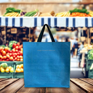 Bolsa de Tela Reutilizable con Logotipo Personalizado, Asas de Cinta de Polipropileno, Tamaño Mediano, Hecha en Hung Yen, Vietnam, para Publicidad y Almacenamiento - Product Image 5