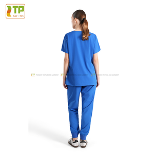 ชุดวิ่งสำหรับสตรีผ้าสแปนเด็กซ์ระบายอากาศได้ดีชุดเครื่องแบบโรงพยาบาลผลิตจากเวียดนาม - Product Image 6