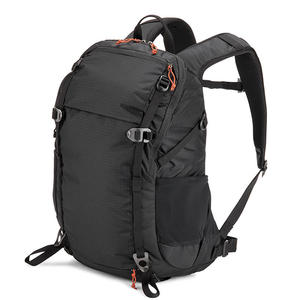 Sac à dos de randonnée en nylon orange 30-40L léger, imperméable, avec cadre interne, pour sports de plein air et voyages, bretelles réglables - Product Image 4