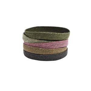Juego de bandejas de junco trenzado hechas a mano, las más vendidas, organizador rústico para el hogar, bandeja decorativa sostenible, proveedor mayorista a granel - Product Image 2