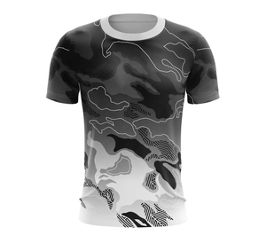 เสื้อกีฬาคุณภาพสูง ผลิตจากโพลีเอสเตอร์ 100% เป็นมิตรกับสิ่งแวดล้อม รับผลิตเสื้อแบบซับลิเมชั่น พิมพ์ลายตามสั่งสำหรับผู้ชาย ขายส่งจากโรงงาน - Product Image 4